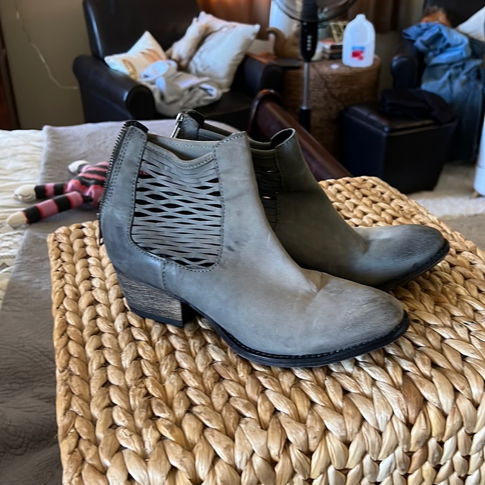Gray Booties
